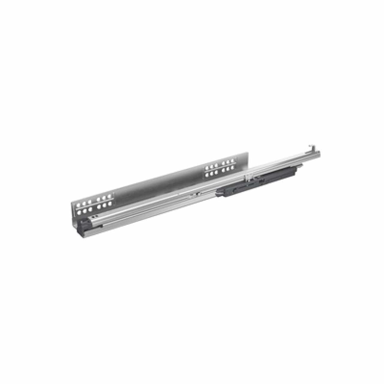 Hettich Quadro YOU Teljes kihúzású sín beépített csillapítással, terhelhetőség 30kg-ig, 400 mm balos