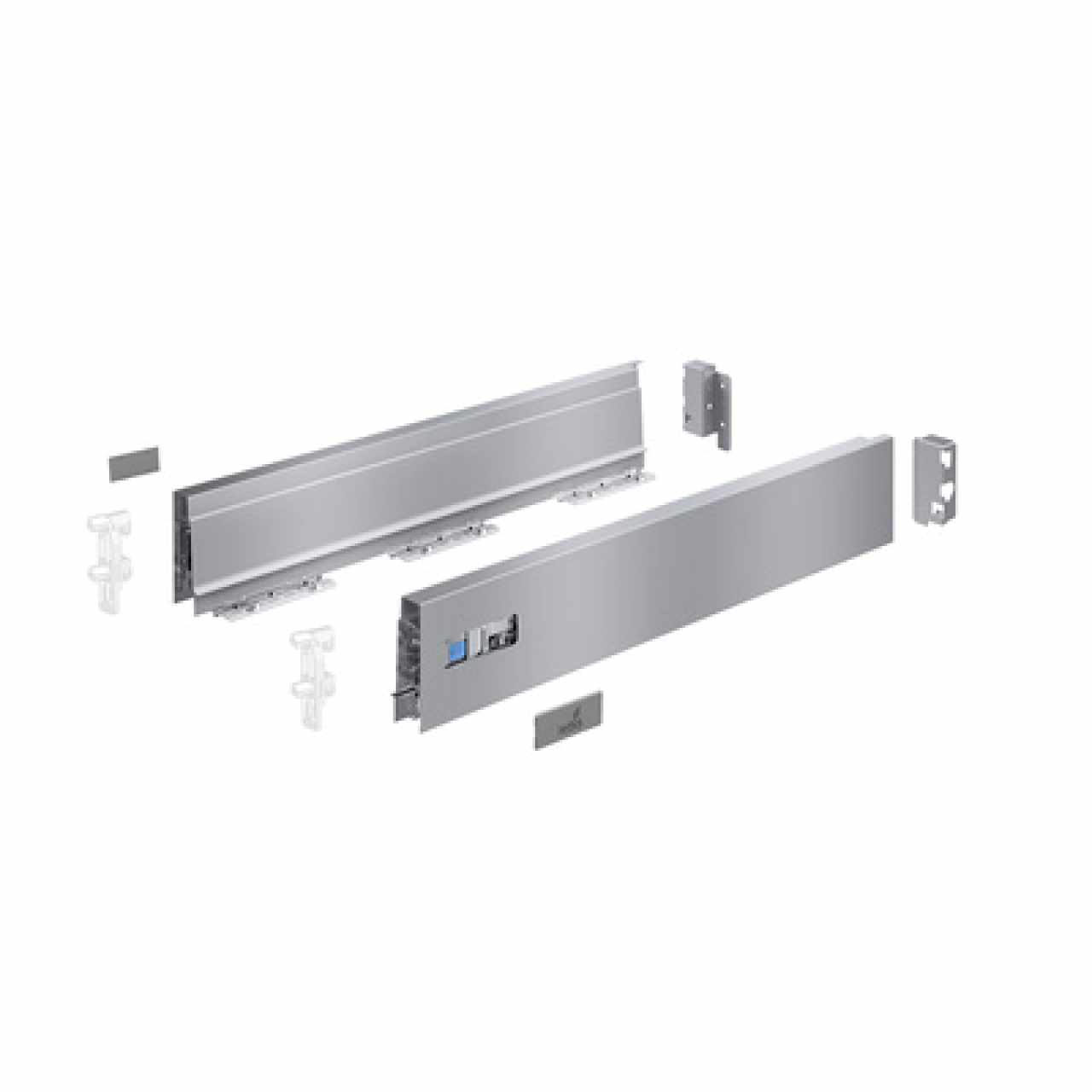 Hettich Atira fiók szett, 260 mm szürke magasság 70 mm