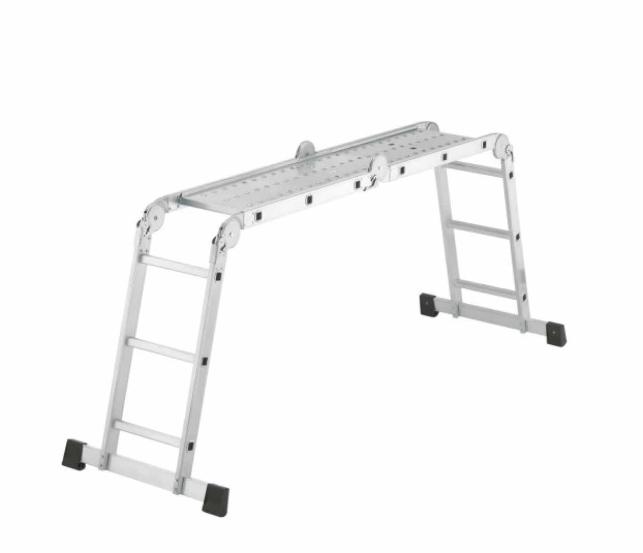 HAILO M60 Univerzális létra fémplatóval 4x3 lépcsős