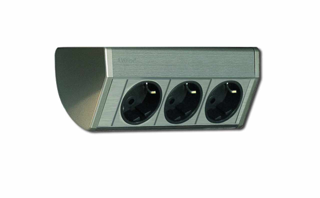 HKT EVOline Dock dugalj rozsdamentes acél színű 3x230V