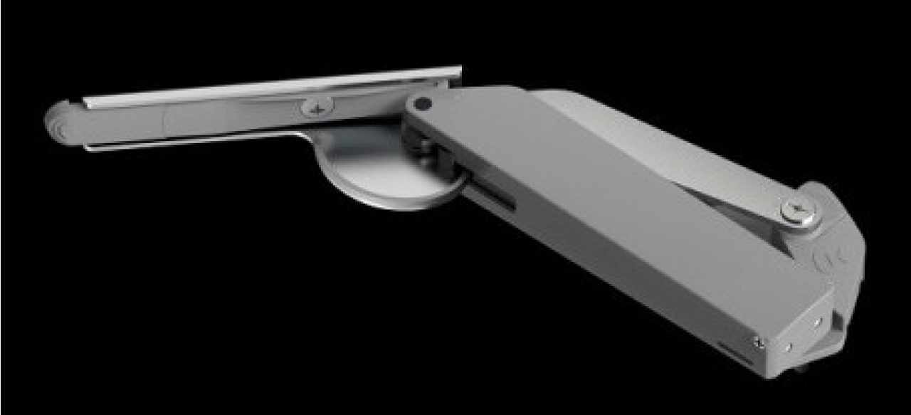 Kesseböhmer FREEspace forte G típusú felnyíló vasalat nickel/grey
