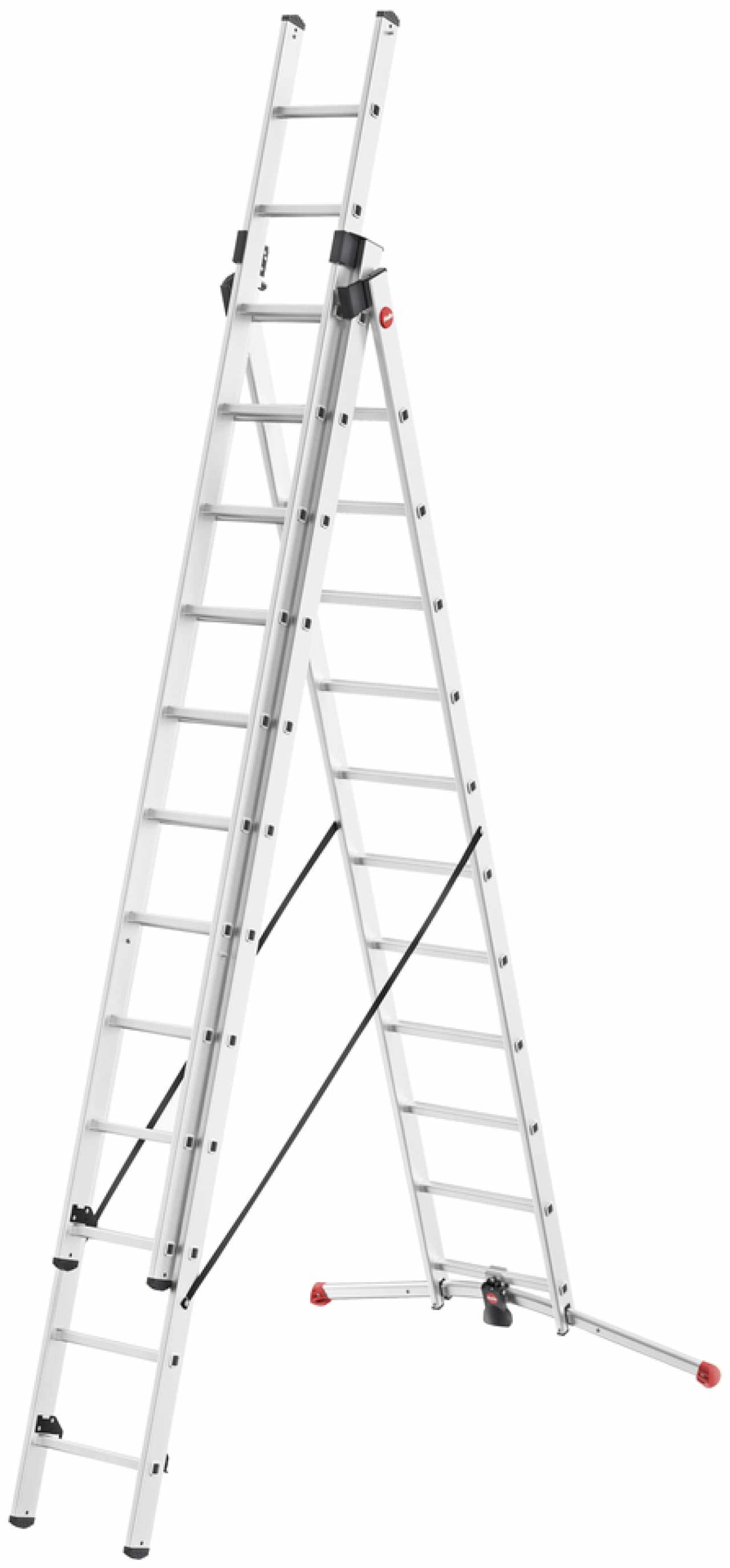 HAILO S100 ProfiLOT széthúzható létra 3x12 lépcsős