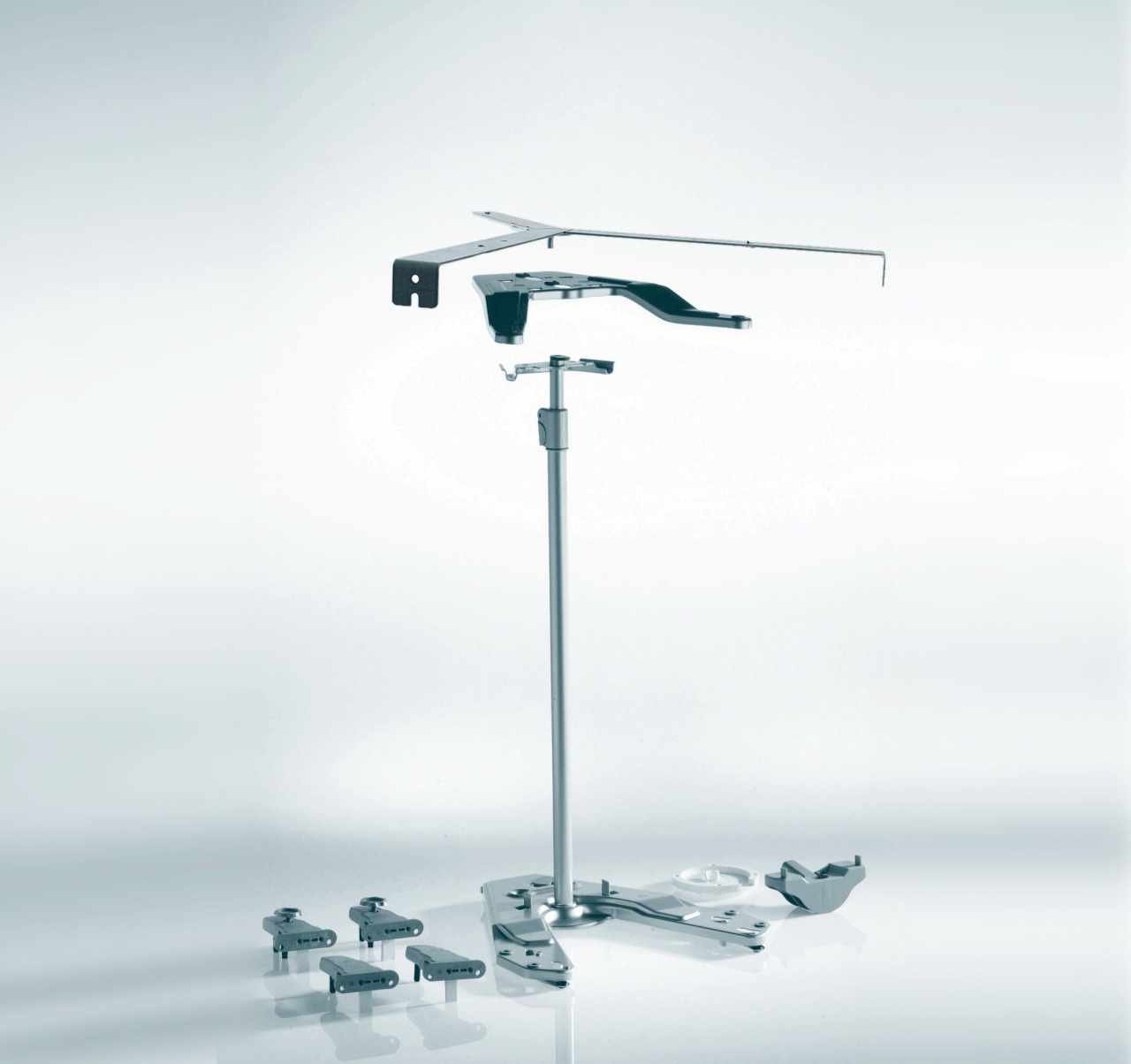 Kesseböhmer Revo 90° tengelyszett állítható 660-860 mm Silver