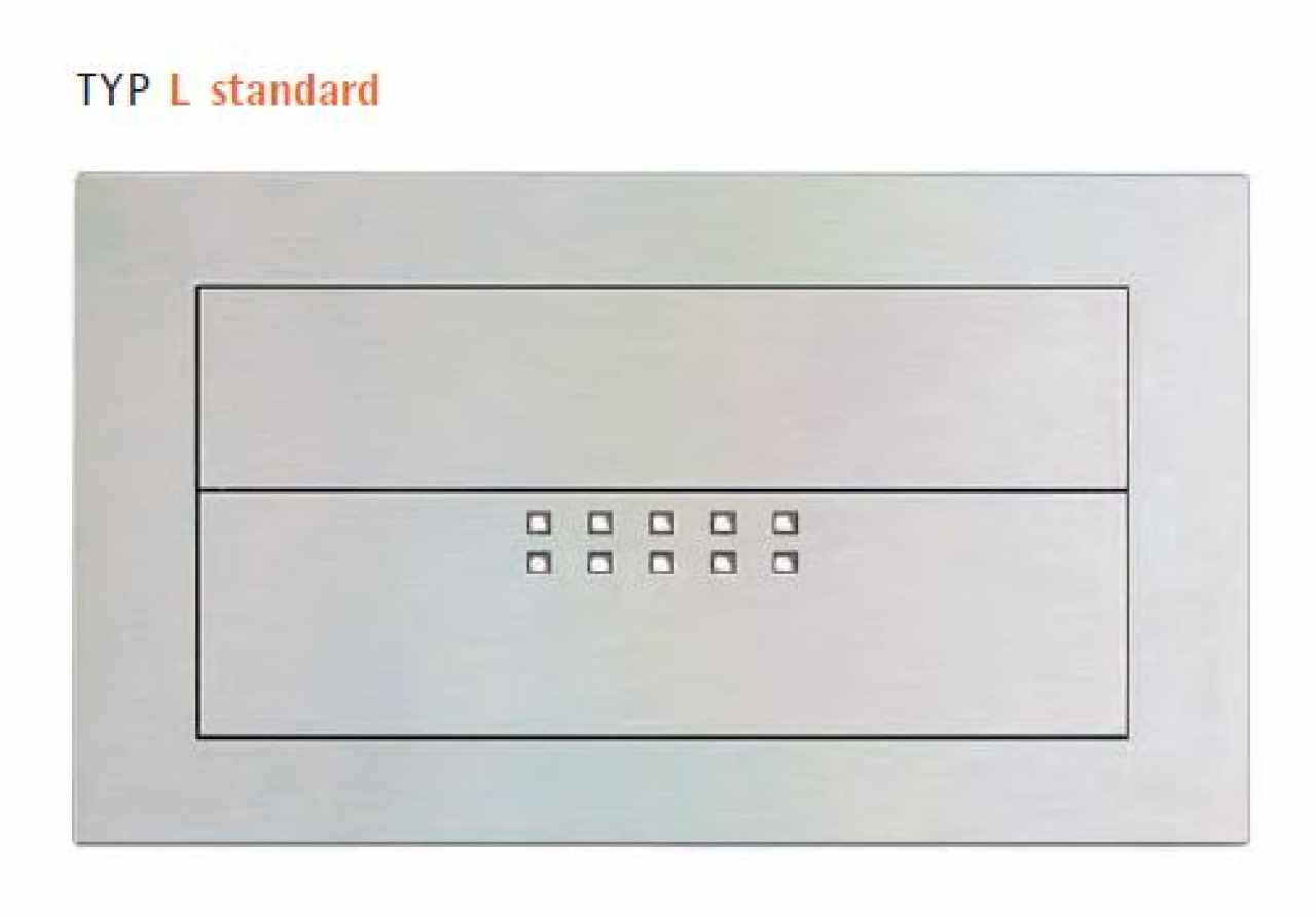 Form-orange, E-motion Standard L-es méretű egyszárnyas fogantyú matt fehér kivitel