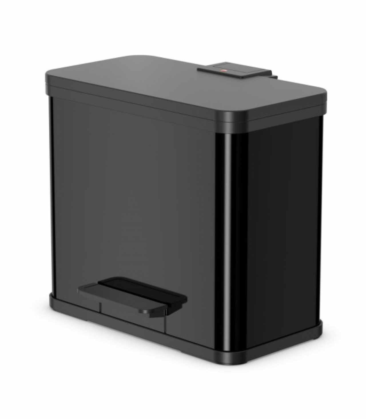 HAILO Öko trio Plus L pedálos szelektív hulladékgyüjtő fekete