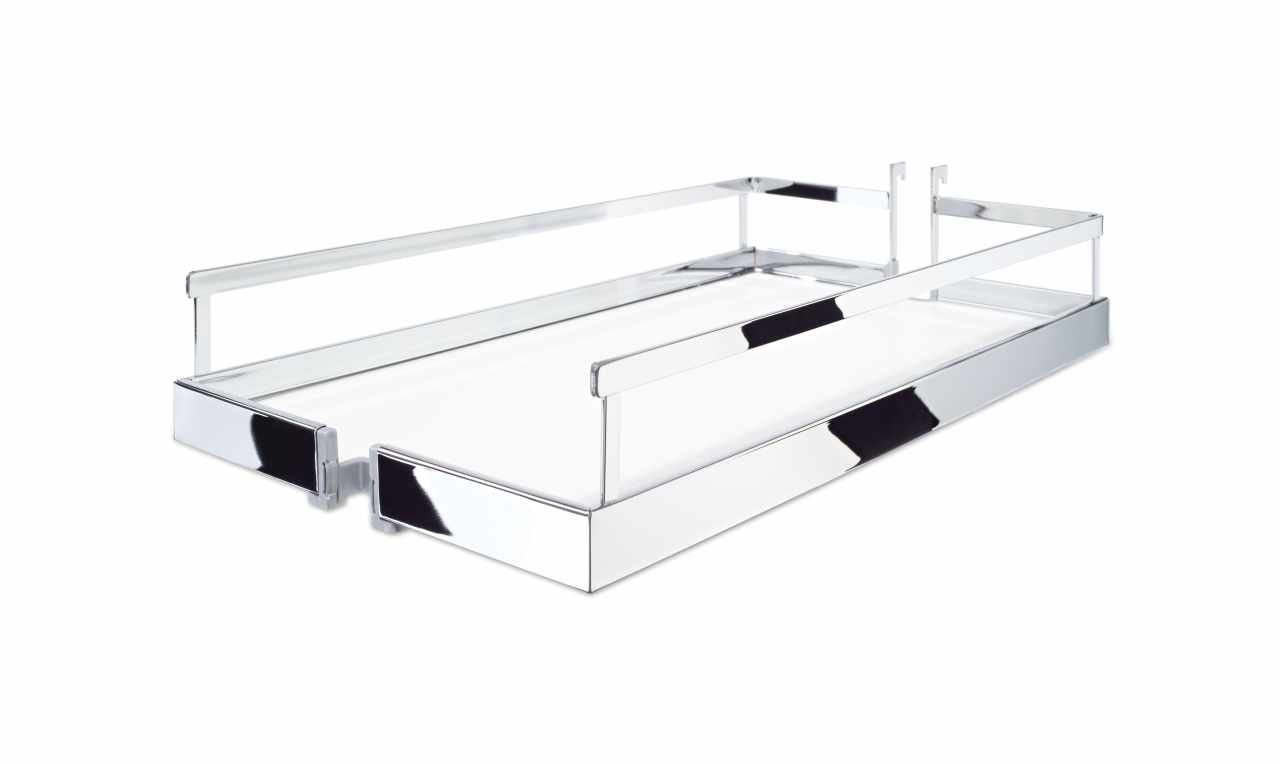 Kesseböhmer DISPENSA tálca 200mm ARENAplus style Chrome/Icewhite VPE: 2