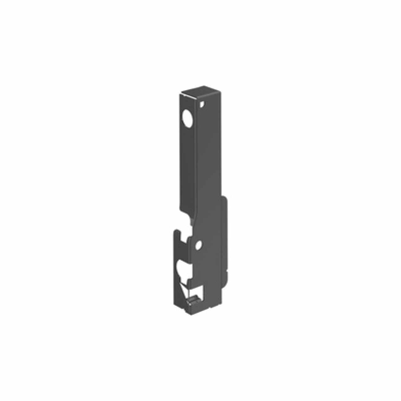 Hettich Atira hátfalrögzítő magasság 144 mm jobbos antracit