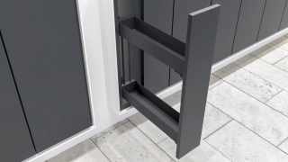 Kesseböhmer K-Line No.15 3D-x vasalat szett tálcákkal 150mm anthracite #2