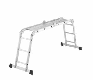 HAILO M60 Univerzális létra fémplatóval 4x3 lépcsős #1