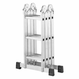 HAILO M60 Univerzális létra fémplatóval 4x3 lépcsős #5