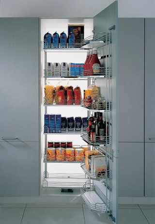 Kesseböhmer TANDEM komplett szett 600/1700mm ARENAplus classic Silver/Grey #1