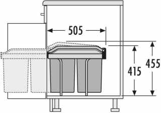 Hailo AS Tandem 15/15 dark grey #2