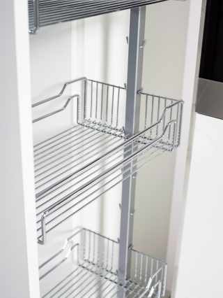 Kesseböhmer DISPENSA Fémkosár 300 mm Chrome VPE:2db #2