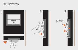 Form-orange, E-motion Standard M-es méretű egyszárnyas fogantyú rozsdamentes kivitel #2