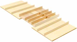 Kesseböhmer Fineline LiniQ evőeszköz betét 1000-1200x500-as fiókba világos tölgy #1