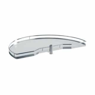 Kesseböhmer 1/2 körvasalat szett 900mm ARENAplus classic Chrome/Icewhite 2 polcos #1