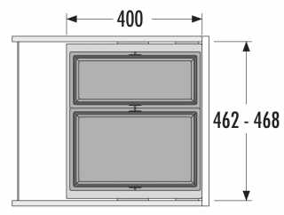 Hailo AS Cargo Synchro 500 28/18 Anthracite #3