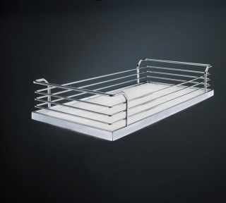 Kesseböhmer Comfort II. tálca (200mm elembe) ARENAplus classic 110x470x88 mm Chrome/ Icewhite #1