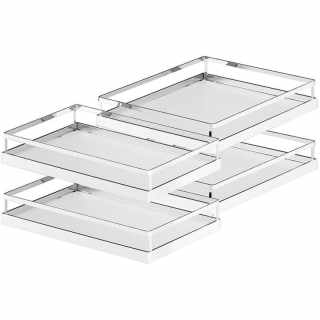 Kesseböhmer MagicCorner tálca szett 4 db ARENAplus style chrome/icewhite #3