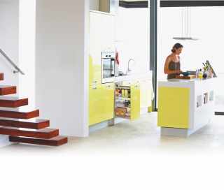 Kesseböhmer Comfort II. tálca (200mm elembe) ARENAplus Metal basket 110x470x88 mm Chrome #2