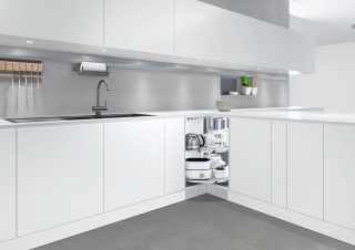 Kesseböhmer Revo 90° tálca szett 900mm ARENAplus classic Silver/Grey 2 polcos #2