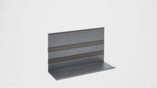 Kesseböhmer Linero MosaiQ univerzális polc, grafit fekete 350x110x200mm #1