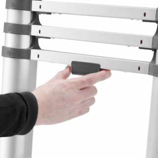 HAILO T80 FlexLine teleszkópos biztonsági létra alumíniumból 11 lépcsős #3