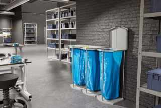 HAILO ProfiLine MSS XXXL szelektív hulladékgyűjtő műanyag vázszerkezettel #4