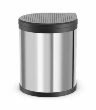 HAILO Compact-Box M ajtóra szerelhető szemetes rozsdamentes acél #1