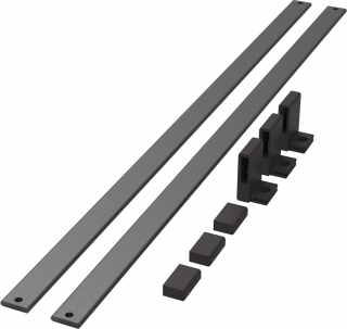 Kesseböhmer CONERO cipőtartó korlát szett szélesség: 1114 mm fekete #1