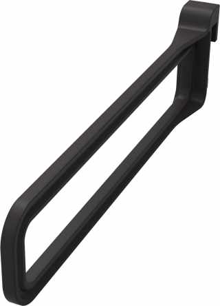 Kesseböhmer CONERO nadrágtartó (hosszú kivitel) mélység: 475 mm fekete VPE: 5 db #1