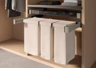 Kesseböhmer CONERO szennyestartó zsák (széles) mélység: 345 mm szürke-bézs #2