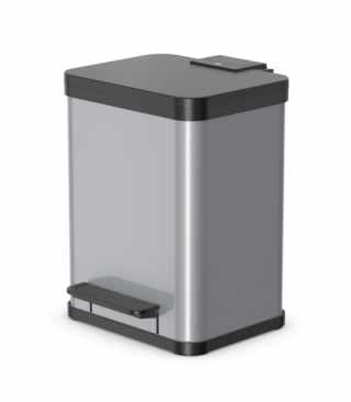 HAILO Öko uno Plus M pedálos hulladékgyűjtő szürke #1