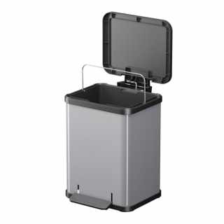 HAILO Öko uno Plus M pedálos hulladékgyűjtő szürke #2