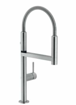 NOBILI MOVE flexibilis zuhanyfejes csaptelep fémköpennyel inox #1