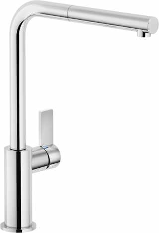 NOBILI FLAG - L alakú csaptelep kihúzható zuhanyfejjel króm #1