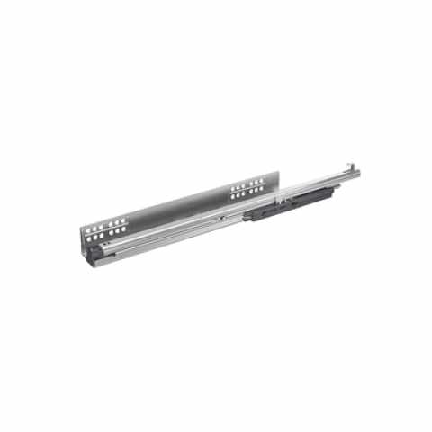 Hettich Quadro YOU Teljes kihúzású sín beépített csillapítással, terhelhetőség 30kg-ig, 500 mm  balos