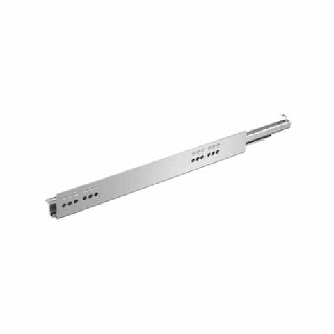 Hettich Atira Quadro V6 Teljes kihúzású sín beépített csillapítással, Integrált Push to open fióknyitó rendszerrel, terhelhetőség 30kg-ig, 470 mm  jobbos