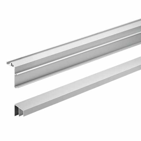 Hettich Topline L tolóajtó rendszerhez sín- és vezetőprofilok, 4000 mm