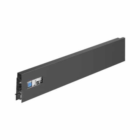Hettich Atira fiók oldal profil 420 mm jobbos antracit magasság 70 mm (ipari kiszerelés)