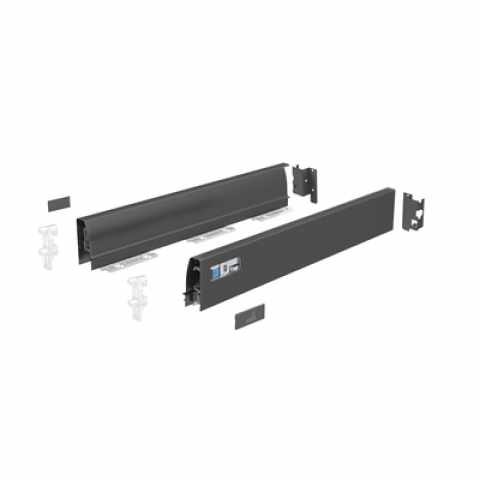 Hettich Atira fiók szett, 470 mm antracit magasság 54 mm