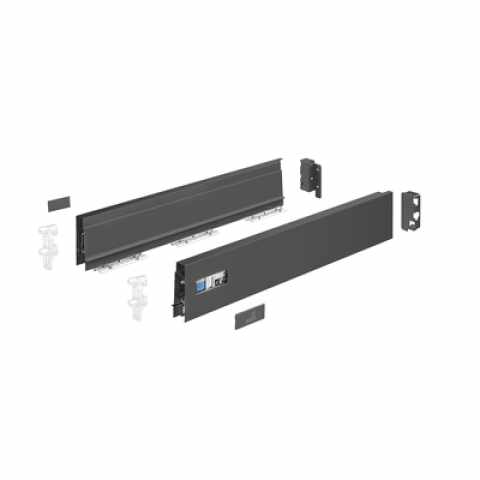 Hettich Atira fiók szett, 620 mm antracit magasság 70 mm