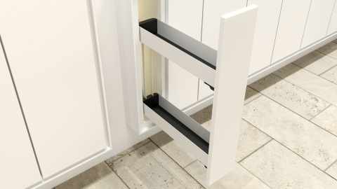 Kesseböhmer K-Line No.15 3D-x vasalat szett tálcákkal 150mm icewhite