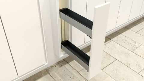 Kesseböhmer K-Line No.15 3D-x vasalat szett tálcákkal 150mm silver