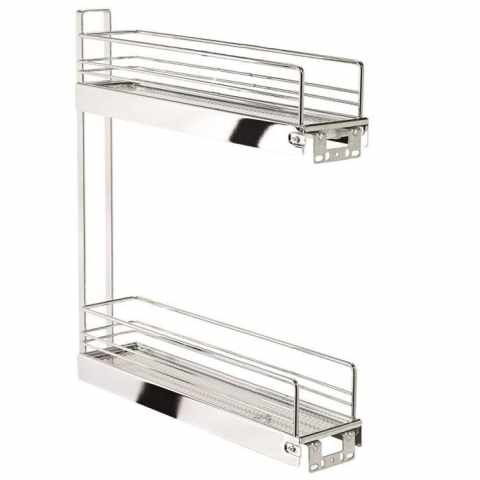 Kesseböhmer No.15 Classic 3D állítási lehetőség 2 polcos Chrome