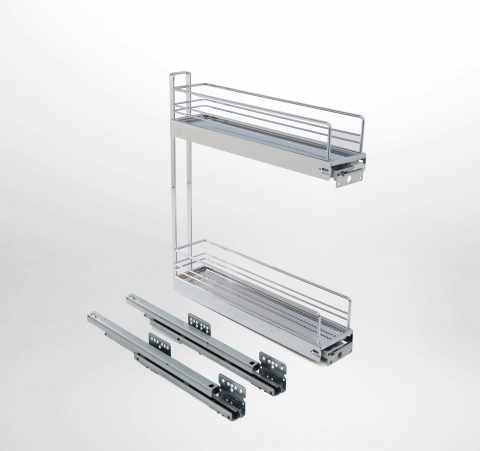 Kesseböhmer No.15 Classic 3D állítási lehetőség 2 polcos Silver