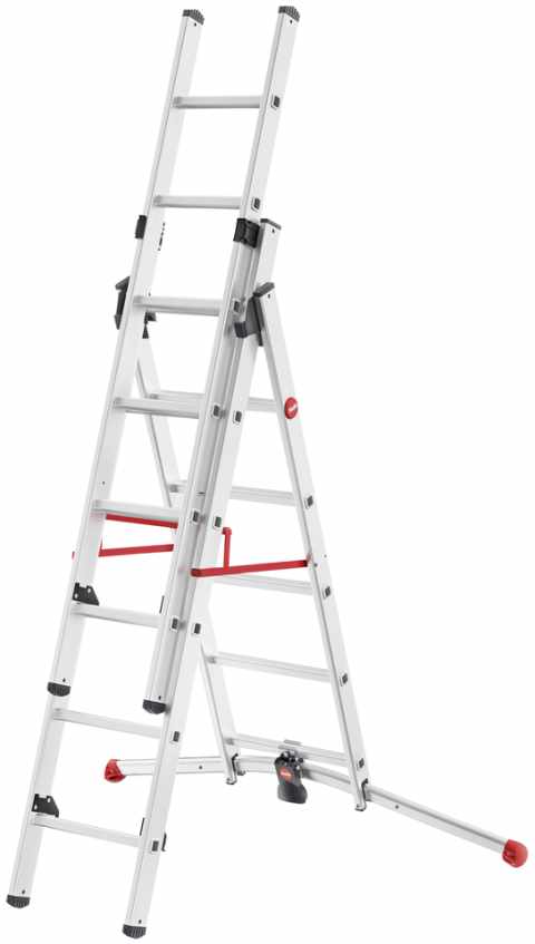 HAILO S100 ProfiLOT széthúzható létra 2x6+1x5 lépcsős