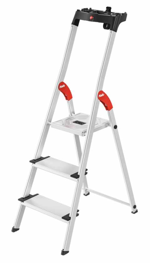 HAILO L80 Comfortline összecsukható aluminium létra 3 lépcsős