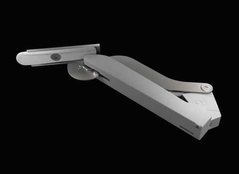 Kesseböhmer FREEspace B típusú felnyíló vasalat grey/nickel SA VE:25
