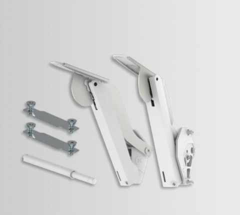 Kesseböhmer FREEspace pto B típusú felnyíló vasalat nickel/white VE:25